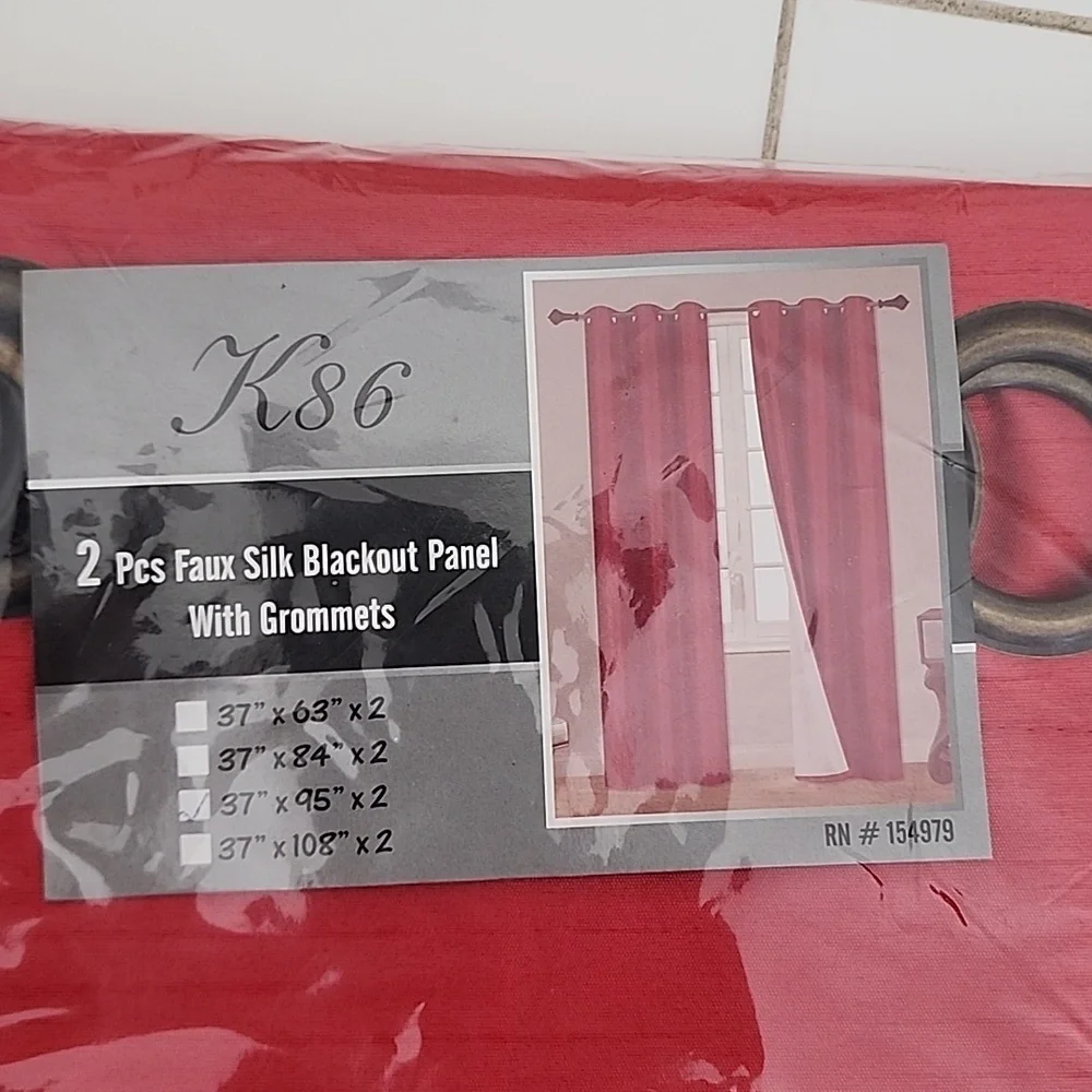 2 pcs curtains